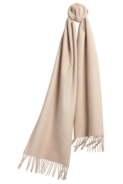Burberry|バーバリー Embroidered Cashmere Scarf - Stone