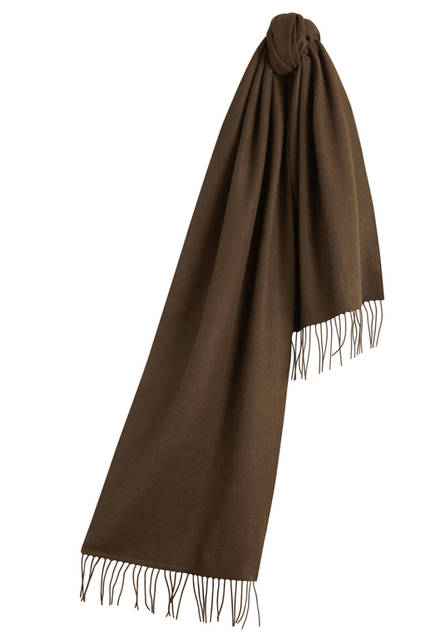 The-Classic-Cashmere-Scarf---Olive-Brown The-Classic-Cashmere-Scarf---Olive-Brown