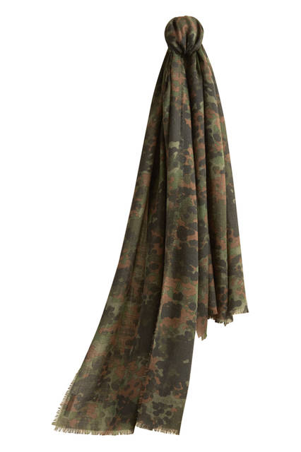 The-Lightweight-Cashmere-Scarf-in-Camouflage-Print---Dark-Cedar-Green The-Lightweight-Cashmere-Scarf-in-Camouflage-Print---Dark-Cedar-Green