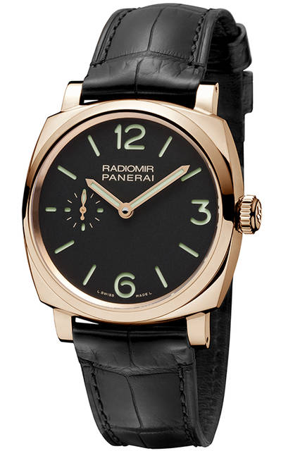 PANERAI PAM00575 RADIOMIR 1940 3 DAYS ORO ROSSO 42mm|パネライ ラジオミール スリーデイズ オートマティック アッチャイオ 42mm <strong>ラジオミール 1940 スリーデイズ オロロッソ-42mm</strong><br />ケース|18Kレッドゴールド<br />直径|42mm<br />ムーブメント|手巻き(Cal.P.1000)<br />振動数|2万8800振動/時<br />パワーリザーブ|約72時間<br />防水|5気圧<br />機能|秒針ゼロリセット機構