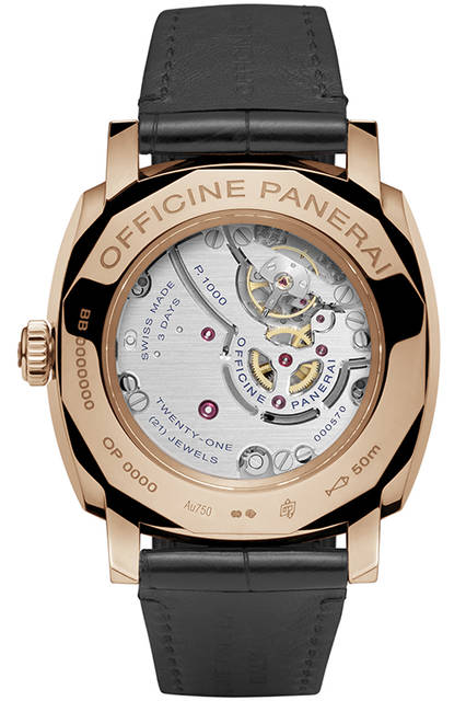 PANERAI PAM00575 RADIOMIR 1940 3 DAYS ORO ROSSO 42mm|パネライ ラジオミール スリーデイズ オートマティック アッチャイオ 42mm <strong>ラジオミール 1940 スリーデイズ オロロッソ-42mm</strong><br />ケース|18Kレッドゴールド<br />直径|42mm<br />ムーブメント|手巻き(Cal.P.1000)<br />振動数|2万8800振動/時<br />パワーリザーブ|約72時間<br />防水|5気圧<br />機能|秒針ゼロリセット機構