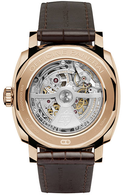 PANERAI PAM00624 RADIOMIR 1940 10 DAYS GMT AUTOMATIC ORO ROSSO 45mm|パネライ ラジオミール 1940 10デイズ GMT オートマティック オロロッソ 45mm <strong>ラジオミール 1940テンデイズ GMT オートマティック オロロッソ-45mm</strong><br />ケース|レッドゴールド<br />直径|45mm<br />ムーブメント|自動巻き(Cal.P.2003/10)<br />振動数|2万8800振動/時<br />パワーリザーブ|約240時間(約10日間)<br />防水|5気圧<br />機能|ロングパワーリザーブ、昼夜表示付きGMT機構、秒針ゼロリセット機構<br />発売時期|2015年冬予定