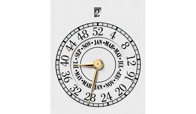 <strong>Reference 57260</strong><br />ケース｜18Kホワイトゴールド<br />直径｜98mm<br />厚さ｜50.55mm<br />ムーブメント｜手巻き（Cal.3750）<br />振動数｜1万8000振動／時<br />パワーリザーブ｜約60時間<br />機能｜レギュレータータイプの時・分・秒表示。球体ヒゲゼンマイを備えたアーミラリ天球儀トゥールビヨン・レギュレーター。3軸トゥールビヨン。12時間式の第２時間帯表示（時・分）。世界24都市のワールドタイム表示。12時間式ワールドタイムの昼夜表示。グレゴリオ暦永久カレンダー。グレゴリオ暦曜日表示。グレゴリオ暦月表示。グレゴリオ暦レトログラード日付表示。閏年表示。曜日番号の表示（ISO8601カレンダー）。その年における週番号表示（ISO8601カレンダー）。19年周期のユダヤ暦カレンダー。ヘブライ語曜日名。ヘブライ語月名。ヘブライ語日付表示。ヘブライ語セキュラーカレンダー。ヘブライ語世紀、10年、年表示。ユダヤ暦年の月数表示（12カ月または13カ月）。19年周期のゴールデンナンバー表示。太陽針による季節、春分・秋分、夏至・冬至、12星座表示。天文表示（オーナーの居住地で調整）。恒星時。恒星分。日出時刻表示（オーナーの居住地で調整）。日入時刻表示（オーナーの居住地で調整）。均時差。昼の長さ（オーナーの居住地で調整）。夜の長さ（オーナーの居住地で調整）。月相・月齢表示（1027年調整不要）。ヨム・キプール（ユダヤ教の贖罪の日）日付表示。レトログラード1/5秒クロノグラフ（コラムホイール1個）。レトログラード1/5秒スプリットセコンド・クロノグラフ（コラムホイール１個）。12時間積算計（コラムホイール１個）。60分積算計。シングルゴング＆ハンマーストライキング・アラーム。アラーム・ストライキング／サイレンス切り替え表示。ノーマルアラーム／カリヨン・ストライキング・アラーム選択表示。カリヨン・ストライキング機能と連結したアラーム機能。グラン・ソヌリ／プチ・ソヌリの選択が可能なアラームストライキング機能。アラーム・パワーリザーブ表示。5個のチャイムと5個のハンマーによるカリヨン・ウエストミンスターチャイム。グラン・ソヌリ・パッシングストライク。プチ・ソヌリ・パッシングストライク。ミニット・リピーター。ナイトサイレンス機能。完全に巻き上げられた状態で香箱を外すシステム。グラン・ソヌリ／プチ・ソヌリ・モード表示。サイレント／ストライキング／ナイト・モード表示。時間輪列用パワーリザーブ表示。ストライキング輪列用パワーリザーブ表示。巻き上げリューズポジション表示。ストライキングロック表示。二重香箱用巻き上げシステム。2位置・2方向の針合わせシステム。アラーム機能用埋め込み式巻き上げリューズ<br />限定数｜1本（アトリエ・キャビノティエによるオーダーメイド）<br />価格｜非公開<br />