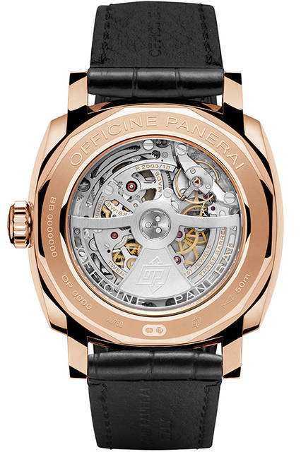 PANERAI PAM00624 RADIOMIR 1940 10 DAYS GMT AUTOMATIC ORO ROSSO 45mm|パネライ ラジオミール 1940 10デイズ GMT オートマティック オロロッソ 45mm <strong>ラジオミール 1940テンデイズ GMT オートマティック オロロッソ-45mm</strong><br />ケース|レッドゴールド<br />直径|45mm<br />ムーブメント|自動巻き(Cal.P.2003/10)<br />振動数|2万8800振動/時<br />パワーリザーブ|約240時間(約10日間)<br />防水|5気圧<br />機能|ロングパワーリザーブ、昼夜表示付きGMT機構、秒針ゼロリセット機構<br />発売時期|2015年冬予定