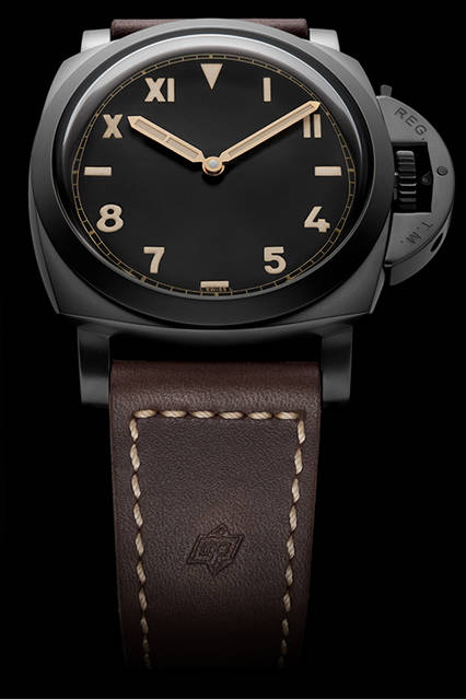 PANERAI PAM00629 LUMINOR 1950 3 DAYS TITANIO DLC 47mm|パネライ ルミノール1950 スリーデイズ チタニオ DLC 47mm <strong>ルミノール 1950 スリーデイズ チタニオ DLC-47mm</strong><br />ケース|ブラックDLCコーティングチタン<br />直径|47mm<br />ムーブメント|手巻き(Cal.P.3000)<br />振動数|2万1600振動/時<br />パワーリザーブ|約72時間<br />防水|10気圧<br />機能|アワージャンプ機構<br />発売予定|2015年冬