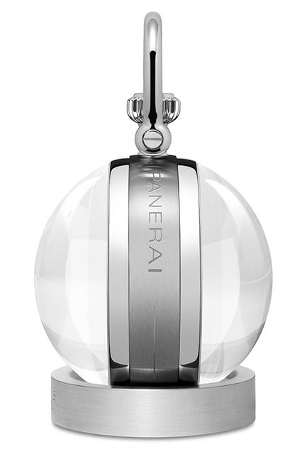 PANERAI PAM00641 TABLE CLOCK|パネライ テーブルクロック <strong>テーブルクロック</strong><br />ケース|ステンレススチール<br />直径|65mm<br />ムーブメント|手巻き(Cal.P.5000)<br />振動数|2万1600振動/時<br />パワーリザーブ|約192時間<br />発売中