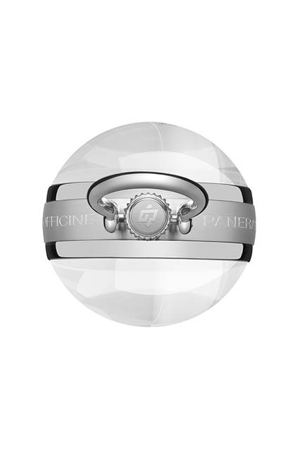 PANERAI PAM00641 TABLE CLOCK|パネライ テーブルクロック <strong>テーブルクロック</strong><br />ケース|ステンレススチール<br />直径|65mm<br />ムーブメント|手巻き(Cal.P.5000)<br />振動数|2万1600振動/時<br />パワーリザーブ|約192時間<br />発売中