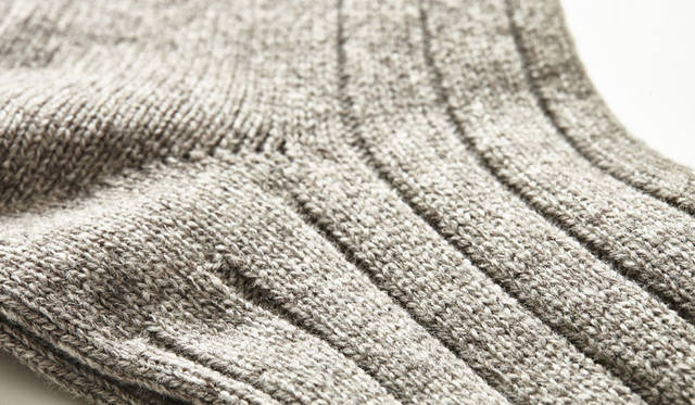 <strong>LAKOTA｜ラコタ</strong><br />「ラコタハウス×グレンクライド」ソックス　ウール カジュアル リブ ソックス（LHK-005）