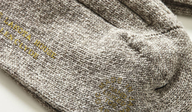 <strong>LAKOTA｜ラコタ</strong><br />「ラコタハウス×グレンクライド」ソックス　ウール カジュアル リブ ソックス（LHK-005）