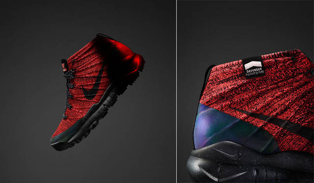 <strong>NIKE SPORTSWEAR｜ナイキ スポーツウェア</strong><br />「HOLIDAY 2015 ナイキ スニーカーブーツ コレクション」　「ナイキ フライニット トレーナー」チャッカ スニーカーブーツ2万1600円