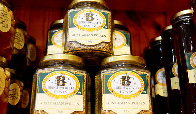 ポーレンは一ビンA$9.95と手頃。体の免疫性を高める効果があるとされている