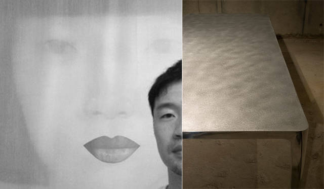 左／坂下和長（CRITIBA）、右／Table「ICE FIELD」