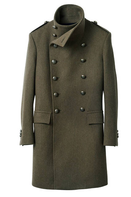 <strong>H&M｜エイチ・アンド・エム</strong><br />「BALMAIN × H&M」メンズコレクション　コート25990円