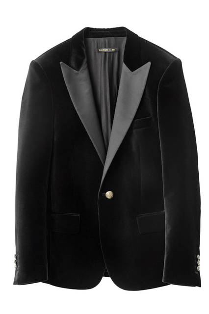 <strong>H&M｜エイチ・アンド・エム</strong><br />「BALMAIN × H&M」メンズコレクション　ジャケット1万8990円