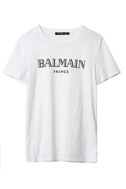 <strong>H&M｜エイチ・アンド・エム</strong><br />「BALMAIN × H&M」メンズコレクション　Tシャツ3990円