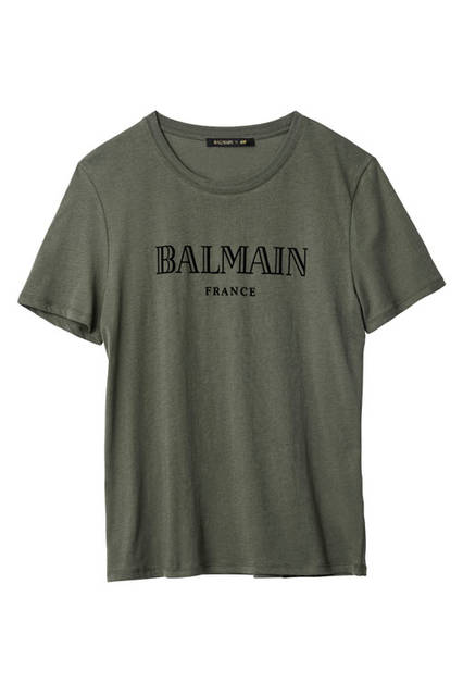 <strong>H&M｜エイチ・アンド・エム</strong><br />「BALMAIN × H&M」メンズコレクション　Tシャツ3990円