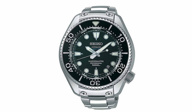 <strong>プロスペックス マリーンマスター プロフェッショナル<br />JAMSTECスペシャルモデル</strong><br />ケース｜チタン（ダイヤシールド）<br />直径｜48.2mm<br />厚さ｜19.7mm<br />ムーブメント｜自動巻き（Cal.8L55、手巻き付き）<br />機能｜日付表示、潜水時間の目安となる逆回転防止ベゼル、JIS第2種耐磁（4800m/A）<br />ブレスレット｜チタン（ダイヤシールド）<br />防水｜1000m<br />限定数｜500本<br />発売日｜11月13日<br />価格｜70万2000円