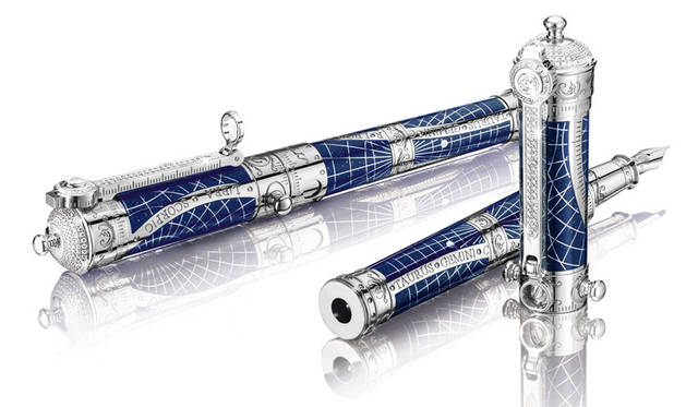 ダイヤモンドコレクション「ダイヤモンド ライティングキット（万年筆:ペン先18K）ref.C41005NDIAM」385万5600円