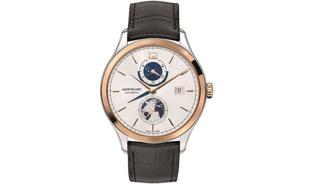 <strong>ヘリテイジ クロノメトリー デュアルタイム ヴァスコ・ダ・ガマ リミテッド エディション 238</strong><br />ケース｜SSにサテン仕上げのレッドゴールドベゼル<br />直径｜41mm<br />厚さ｜9.9mm<br />ムーブメント｜自動巻き（Cal.MB 29.19）<br />振動数｜2万8800振動／時<br />パワーリザーブ｜約42時間<br />防水｜3気圧<br />機能｜デュアルタイム表示、デイ／ナイト表示、スモールセコンド表示、日付表示<br />限定数｜238個<br />発売時期|2016年<br />価格｜未定<br />