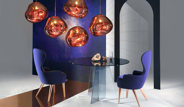 Tom Dixon POP-UP STORE　スウェーデンのデザインユニット「FRONT」とのコラボレーションによる照明「MELT（メルト）」
