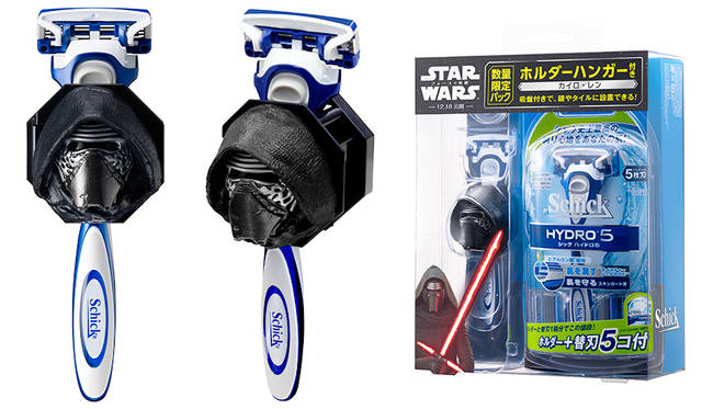 価格｜オープン　付属品｜替刃5コ（うち１コは本体に装着済み）、カイロ・レン ホルダーハンガー<br>© & TM Lucasfilm Ltd.