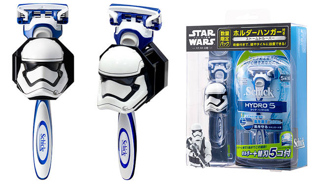 価格｜オープン　付属品｜替刃5コ（うち１コは本体に装着済み）、ストームトルーパー ホルダーハンガー<br>© & TM Lucasfilm Ltd.