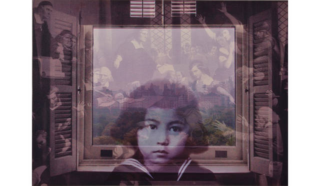 オノ・ヨーコ「FROM MY WINDOW: Salem 1692」2002年、顔料/カンヴァス、個人蔵　©YOKO ONO 2015