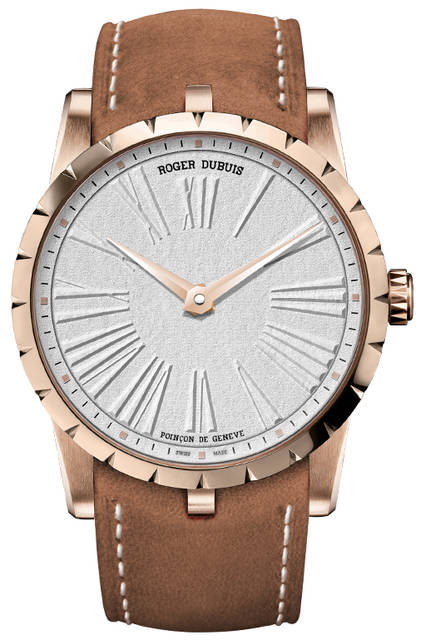 <strong>エクスカリバー42オートマティック</strong><br />ケース｜ローズゴールド<br />直径｜42mm<br />厚さ｜10.18mm<br />ムーブメント｜自動巻き（RD622）<br />振動数｜2万8800振動／時<br />パワーリザーブ｜約52時間<br />防水｜3気圧<br />限定数｜188個<br />発売時期｜未定価格｜422万円（税別）