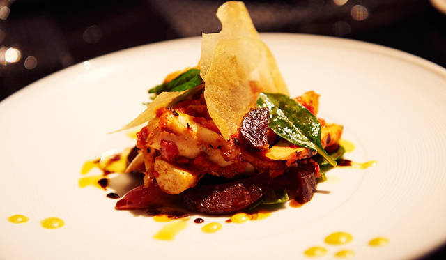 フエダイの一種、レッドスナッパーを使ったひと皿「Pacific Red Snapper」