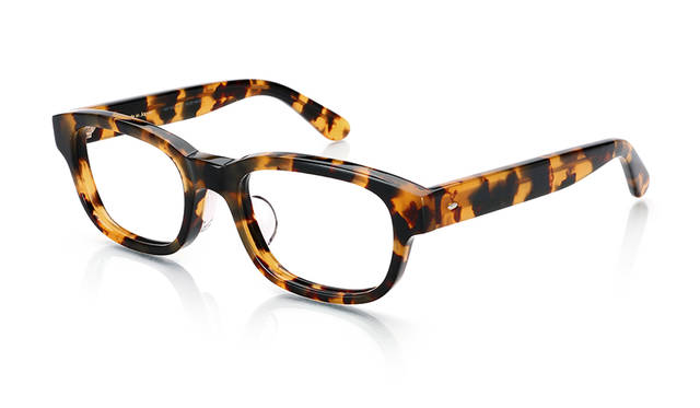 「JINS 有楽町店 阪急メンズ東京」限定カラーのイエローデミ