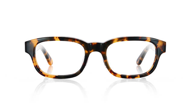 「JINS 有楽町店 阪急メンズ東京」限定カラーのイエローデミ