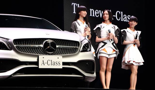 新型Aクラスとコラボレーションキャンペーンを展開するPerfume