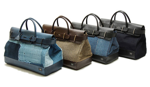 （写真左より）<strong>BORO</strong>　価格｜29万1600円、発売中<br /><strong>SASHIKO</strong>　価格｜29万1600円、カラー｜ブラウン、ネイビー<br /><strong>DENIM</strong> 　価格｜15万1200円、カラー｜ネイビー<br />