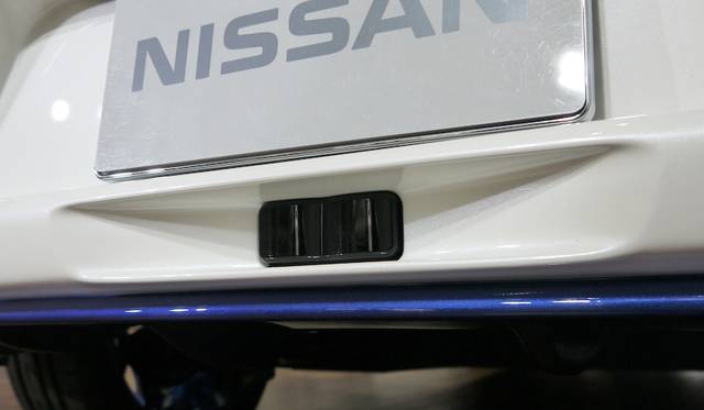 リアのレーザースキャナ