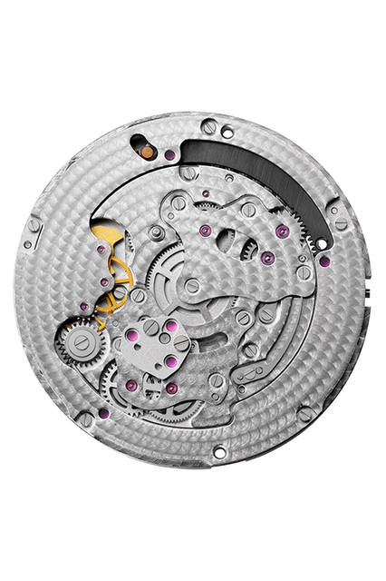 <strong>パンテール　エ コリブリ ウォッチ</strong><br /> ケース｜ロジウム加工18Kホワイトゴールド、314個のブリリアントカットダイヤモンドをセット<br /> 直径｜42.75mm<br /> 厚さ｜11.4mm<br /> ムーブメント｜手巻き（Cal.9915MC）<br /> 機能｜パワーリザーブ表示（３時位置のリューズを押すと、子豹が現れ、蜂鳥がゼンマイの残量に応じて12時方向へ移動）<br /> ストラップ｜アリゲーター<br /> 防水｜日常生活防水<br /> 価格｜■■万■■円（税込み）<br />