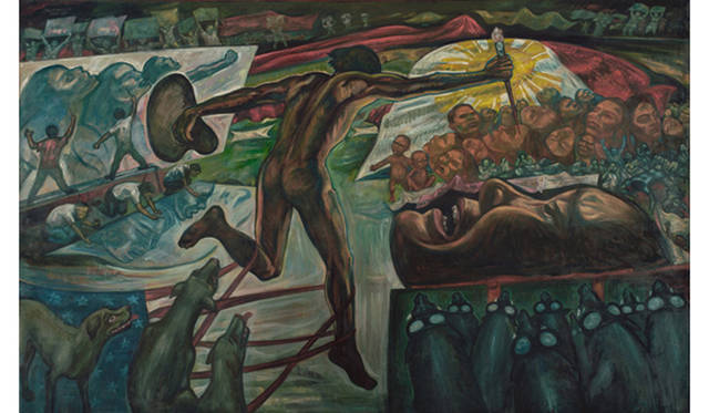 パブロ・バエン・サントス《マニフェスト》1985-87年 ナショナル・ギャラリー・シンガポール蔵