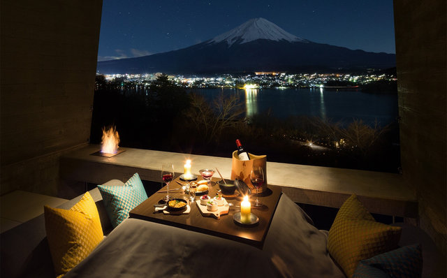 星のや富士 テラスリビング 星のや富士 テラスリビング