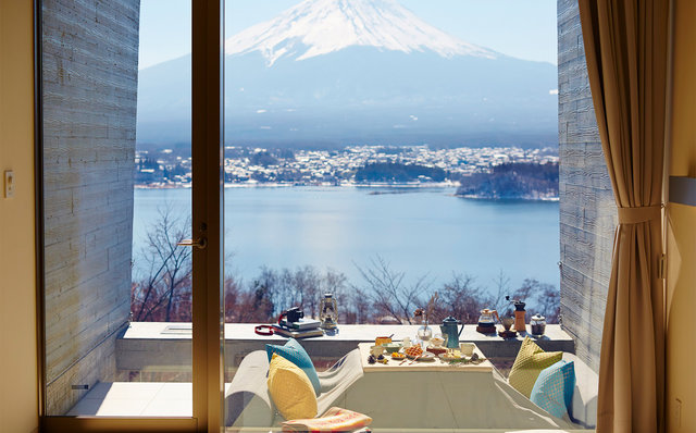 星のや富士 キャビンより富士山 星のや富士 キャビンより富士山