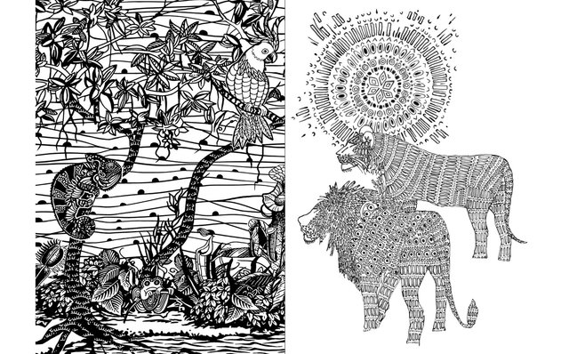 ディオール 塗り絵「A COLORING BOOK」 ディオール 塗り絵「A COLORING BOOK」