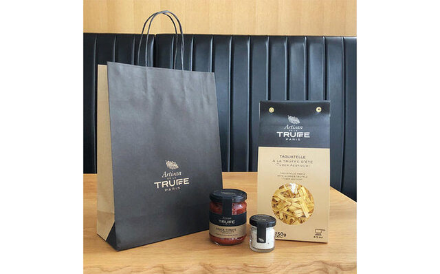 ミニトリュフ塩、トリュフ入りトマトソースとタリアテッレパスタの詰め合わせセット
