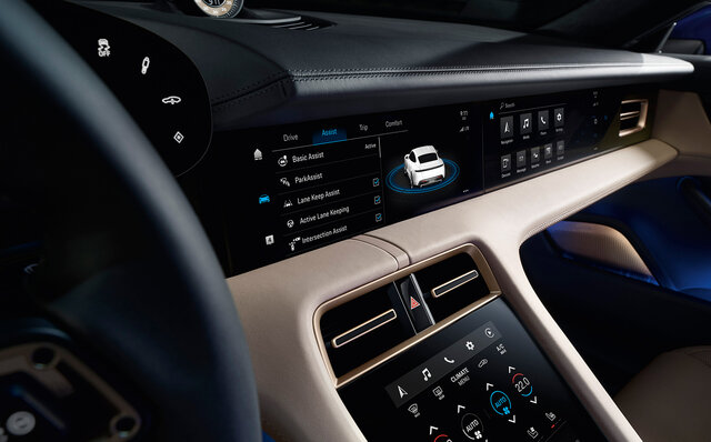 ポルシェ タイカン インテリア ポルシェ タイカン インテリア