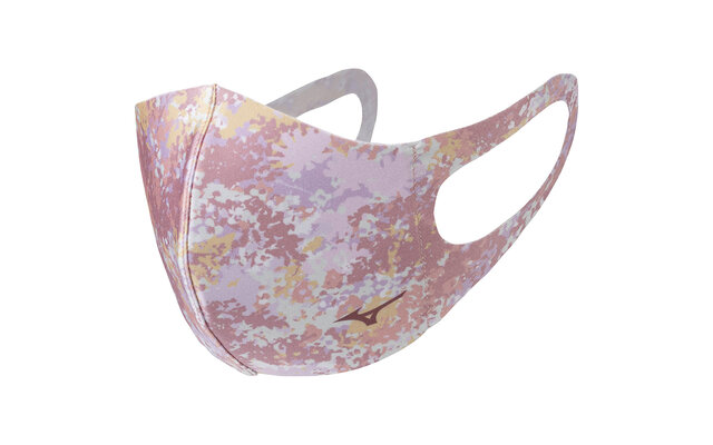 ミズノ　マウスカバー 花柄（ピンク）