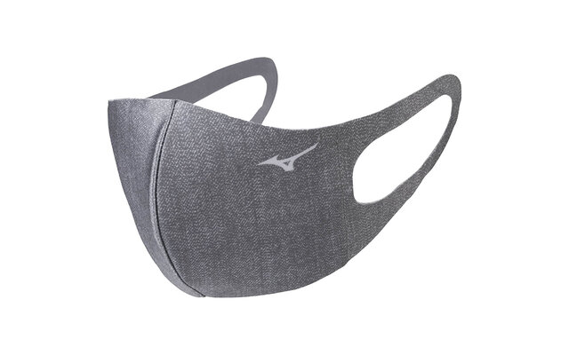 ミズノ　マウスカバー デニム柄（グレーデニム）