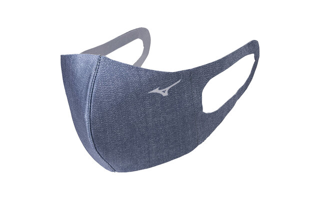 ミズノ　マウスカバー デニム柄（ブルーデニム）