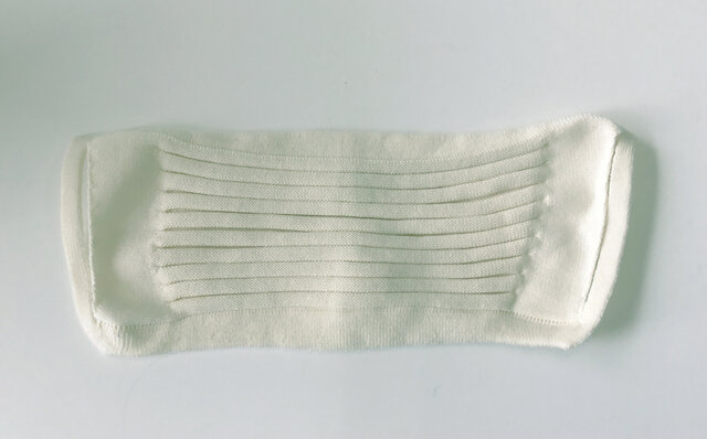 ニットのプリーツマスク 石川メリヤス ニットのプリーツマスク 石川メリヤス