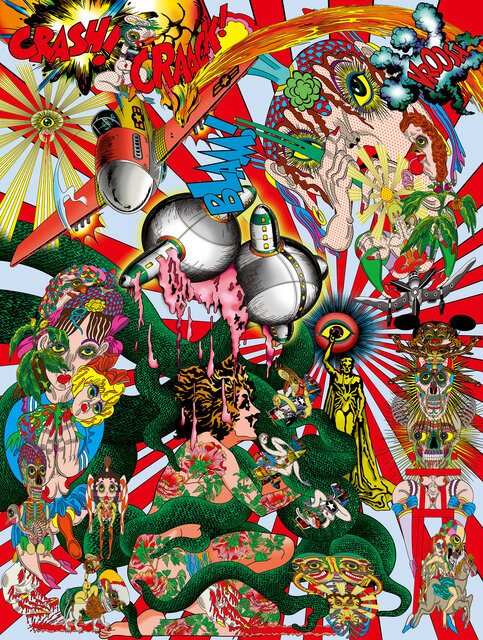 田名網敬一氏 新作個展 「Mirror Image Machine」（2020 ）