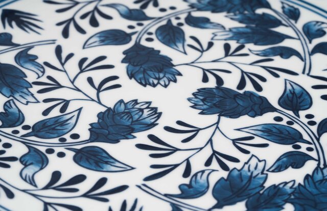 ツレヅレハナコが監修したカレー皿「zen to turehana_b」  ツレヅレハナコが監修したカレー皿「zen to turehana_b」