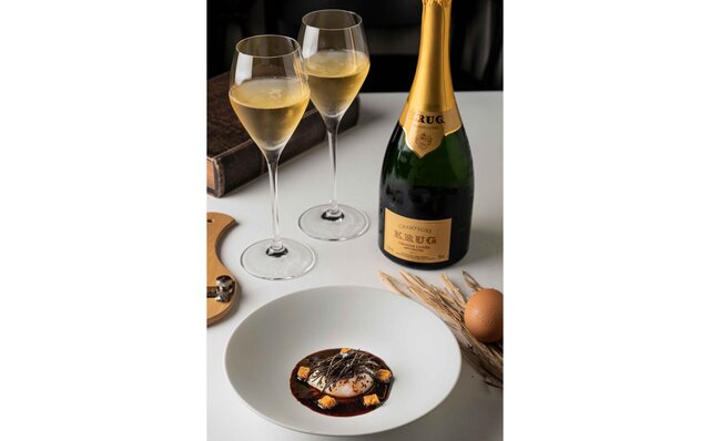 ポーチドエッグと黒トリュフ ポーチドエッグと黒トリュフ