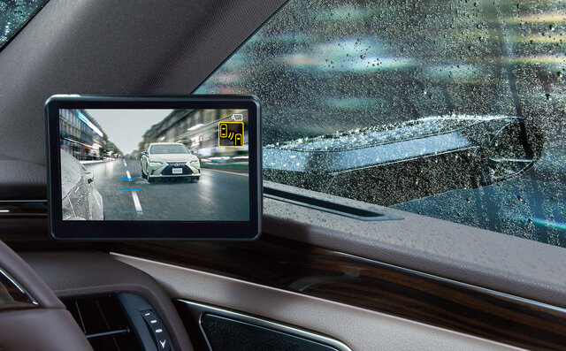 デジタルアウターミラー 悪天候時