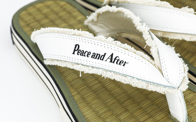 ピースアンドアフター×ヴェッセル Zori Slipper ピースアンドアフター×ヴェッセル Zori Slipper